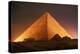 Pyramid of Cheops at Night-Roger Ressmeyer-Premier Image Canvas
