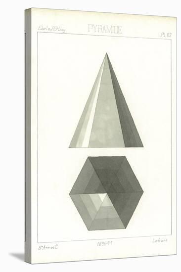 Pyramide Projection-Stephanie Monahan-Stretched Canvas