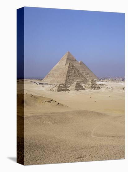 Pyramids at Giza, Unesco World Heritage Site, Near Cairo, Egypt, North Africa, Africa-Jack Jackson-Premier Image Canvas