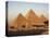 Pyramids at Sunset, Giza, Unesco World Heritage Site, Near Cairo, Egypt, North Africa, Africa-Doug Traverso-Premier Image Canvas