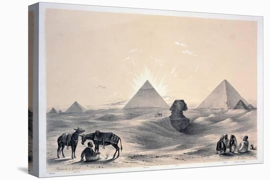 Pyramids of Giza, 1843-Augustus Butler-Premier Image Canvas