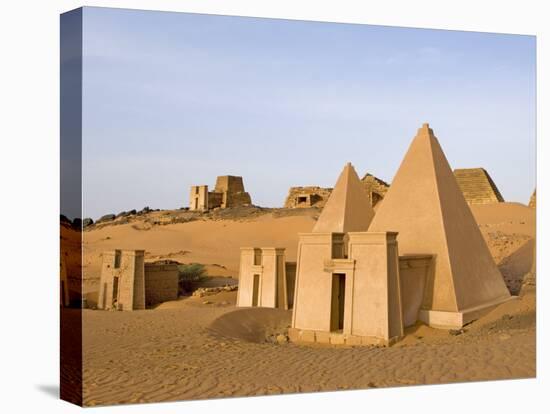 Pyramids of Meroe, Sudan, Africa-De Mann Jean-Pierre-Premier Image Canvas