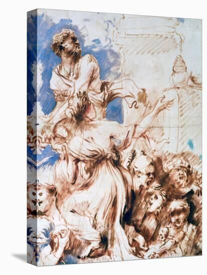 Pyrrha, C1635-1670-Giovanni Benedetto Castiglione-Premier Image Canvas