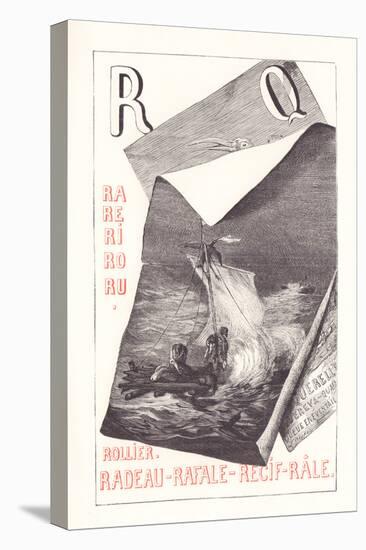 Q R: Querelle - RA RE RI RO RU - Roller - Raft - Rafale - Reef — Rale,1879 (Engraving)-Fortune Louis Meaulle-Premier Image Canvas