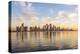 Qatar, Doha. Cityscape at Sunrise from the Corniche-Matteo Colombo-Premier Image Canvas