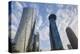 Qatar, Doha, Doha Bay, West Bay Skyscrapers, Dusk-Walter Bibikow-Premier Image Canvas