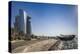 Qatar, Doha, Doha Bay, West Bay Skyscrapers from the Corniche, Morning-Walter Bibikow-Premier Image Canvas