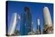 Qatar, Doha, Doha Bay, West Bay Skyscrapers from the Corniche, Morning-Walter Bibikow-Premier Image Canvas