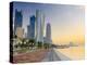 Qatar, Doha, Left to Right Palm Tower, Al Bidda Tower and Burj Qatar-Alan Copson-Premier Image Canvas