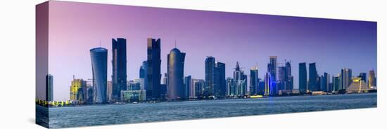 Qatar, Doha, Modern Skyline-Alan Copson-Premier Image Canvas