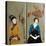 Qing Dynasty women with flowers and Koren women with Basket-Susan Adams-Premier Image Canvas