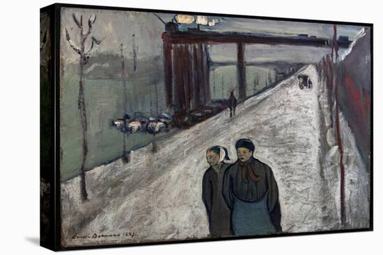 Quai De Clichy - 1887 (Oil on Canvas)-Emile Bernard-Premier Image Canvas