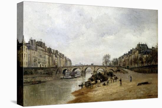 Quai de la Seine et le Pont-Marie-Stanislas Lepine-Premier Image Canvas