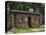 Quaint Log Cabin with Stone Chimney, Fort Boonesborough, Kentucky, USA-Dennis Flaherty-Premier Image Canvas