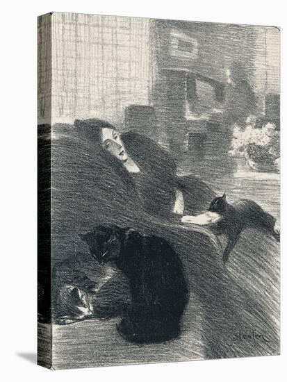 Quand Nous Serons Vieux from Chansons De Femmes, 1897, (1898)-Theophile Alexandre Steinlen-Premier Image Canvas