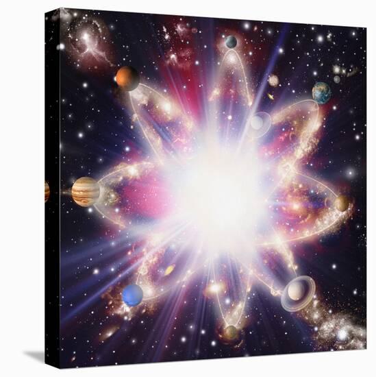 Quantised Orbits of the Planets-Mehau Kulyk-Premier Image Canvas