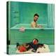 "Quarterback in the Tub", November 15, 1952-John Clymer-Premier Image Canvas