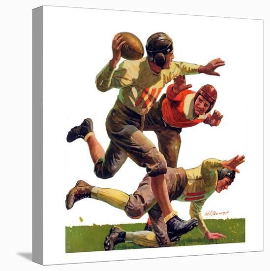 "Quarterback Pass,"October 12, 1935-Maurice Bower-Premier Image Canvas