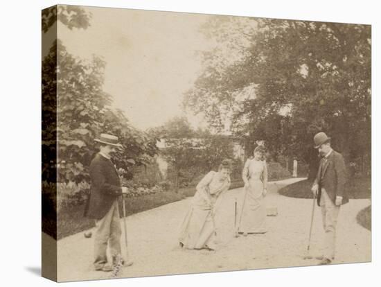Quatre joueurs de croquet, à Sèvres-Alexandre-Gustave Eiffel-Premier Image Canvas