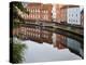 Quayside Buildings Reflected in the River Wensum, Norwich, Norfolk, England, United Kingdom, Europe-Mark Sunderland-Premier Image Canvas