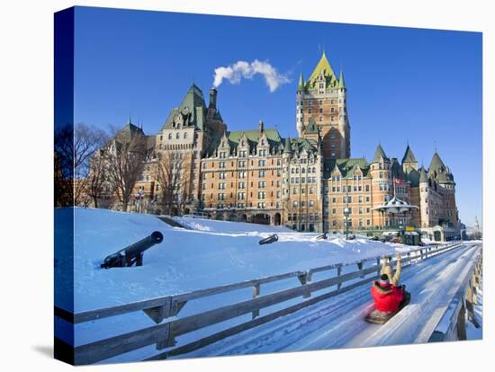 Quebec City in Winter, Traditional Slide Decent-Vlad G-Premier Image Canvas