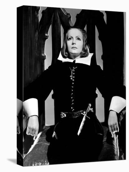 Queen Christina, Greta Garbo, Portrait By Clarence Sinclair Bull, 1933-null-Stretched Canvas