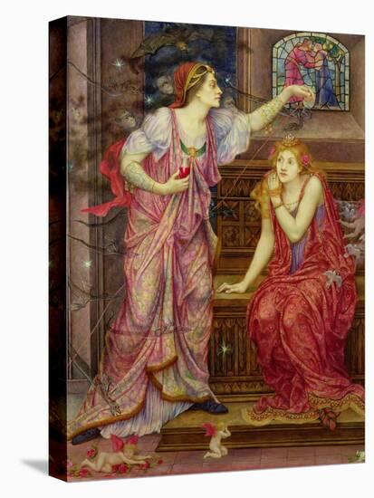 Queen Eleanor and Fair Rosamund-Evelyn De Morgan-Premier Image Canvas