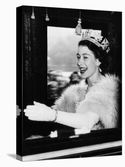 Queen Elizabeth II of England, Late 1950s-null-Stretched Canvas