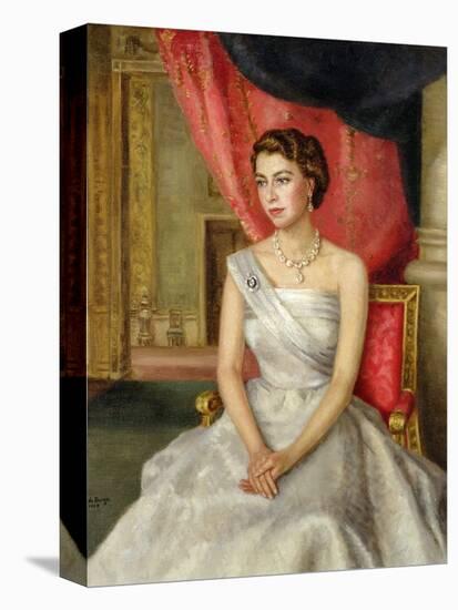 Queen Elizabeth II-Lydia de Burgh-Premier Image Canvas