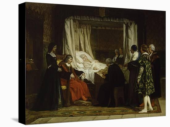 Queen Isabel La Católica Dictating Her Last Will and Testament, 1864-Eduardo Rosales-Premier Image Canvas