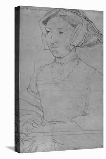 'Queen Jane Seymour', c1536-1537 (1945)-Hans Holbein the Younger-Premier Image Canvas