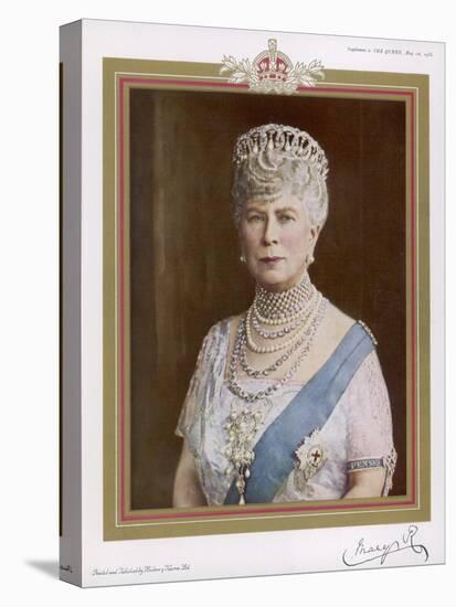 Queen Mary Wife of George V in 1935-null-Stretched Canvas