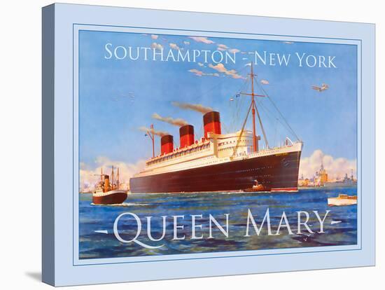 Queen Mary-The Vintage Collection-Stretched Canvas