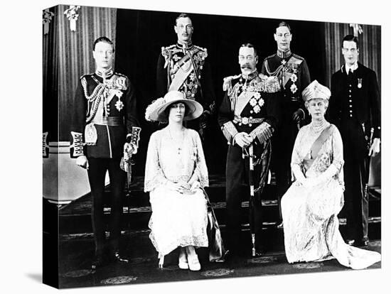 Queen Mother - Wedding of the Duke of York to Lady Elizabeth Bowes-Lyon in April 1923-null-Premier Image Canvas