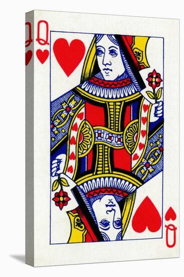 Queen of Hearts from a deck of Goodall & Son Ltd. playing cards, c1940-Unknown-Premier Image Canvas