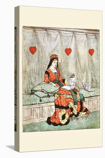 Queen of Hearts She Made Some Tarts-Randolph Caldecott-Stretched Canvas