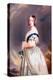 Queen Victoria (1819-1901) 1842 (Oil on Canvas)-Franz Xaver Winterhalter-Premier Image Canvas