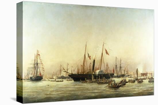 Queen Victoria Landing at Brighton, C.1843-Richard Henry Nibbs-Premier Image Canvas