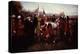 Queen Victoria of England, 1819-1901, Presenting Colours to 79th Cameron Highlanders-null-Premier Image Canvas