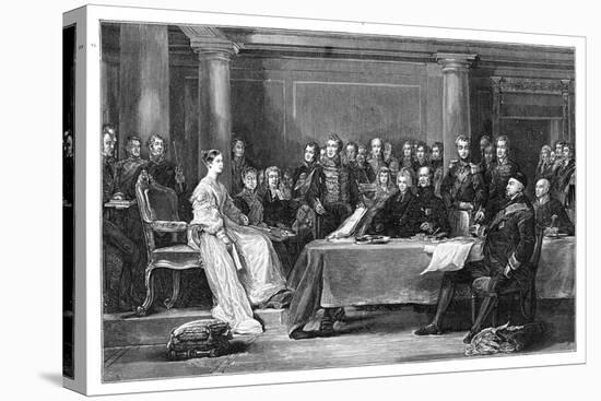 Queen Victoria's First Council, C1837-David Wilkie-Premier Image Canvas