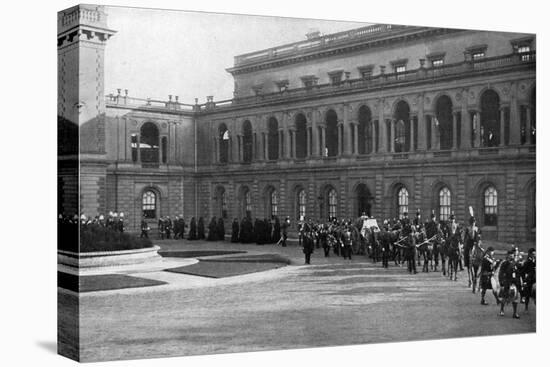 Queen Victoria's Funeral Procession Leaving Osborne House, Isle of Wight, February 1St, 1901-Hughes & Mullins-Premier Image Canvas