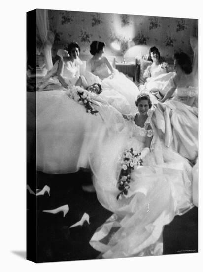 Queens and Their Attendants Resting Between Dances During the Chattanooga Cotton Ball-Grey Villet-Premier Image Canvas