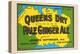 Queens Dry Pale Ginger Ale-null-Stretched Canvas