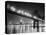 Queensboro Bridge and Manhattan at Night-Bettmann-Premier Image Canvas