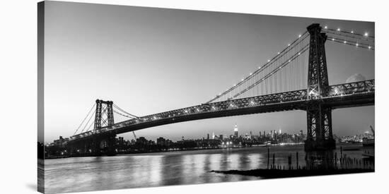 Queensboro Bridge and Manhattan from Brooklyn, NYC-Michel Setboun-Stretched Canvas