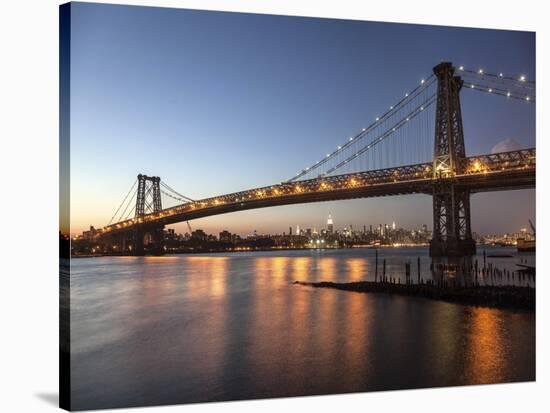 Queensboro Bridge and Manhattan from Brooklyn, NYC-Michel Setboun-Stretched Canvas