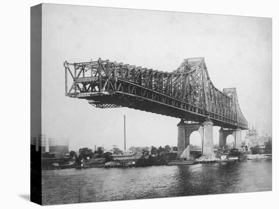 Queensboro Bridge under Construction-null-Premier Image Canvas