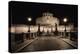 Quiet Night at Castle Sant Angelo, Rome, Italy-George Oze-Premier Image Canvas