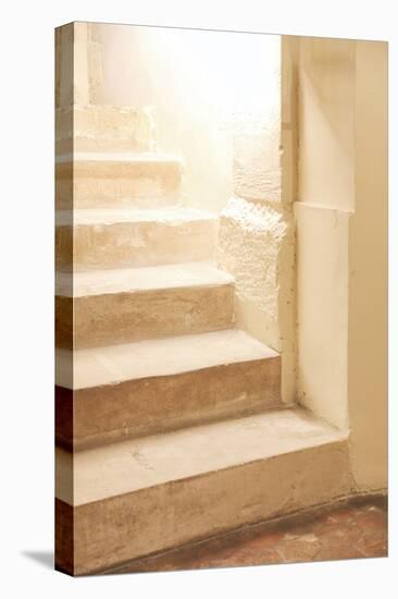 Quiet Stairway-Carina Okula-Stretched Canvas