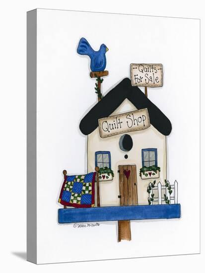 Quilt Shop Birdhouse-Debbie McMaster-Premier Image Canvas
